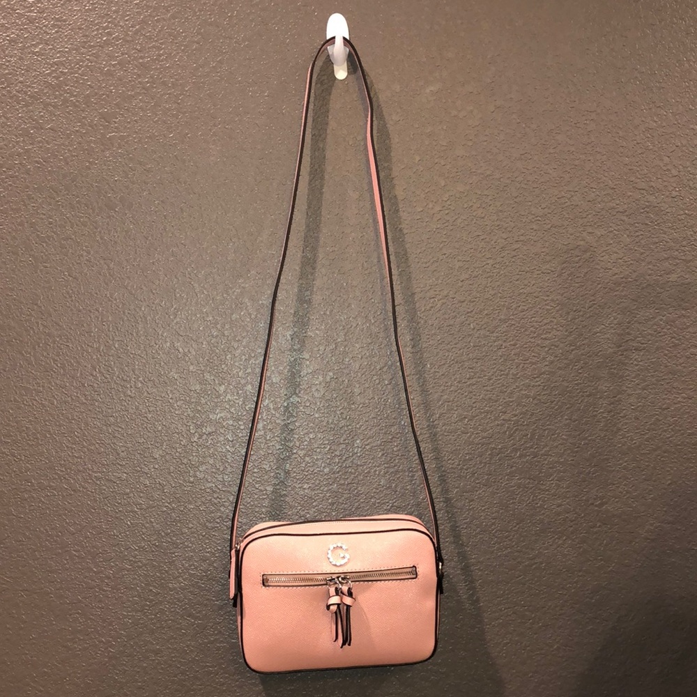 Baby Pink sparkly Guess Crossbody bag